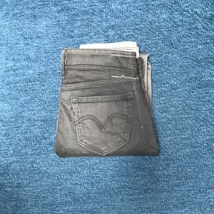 Black To Gray Ombré Levi Jeans